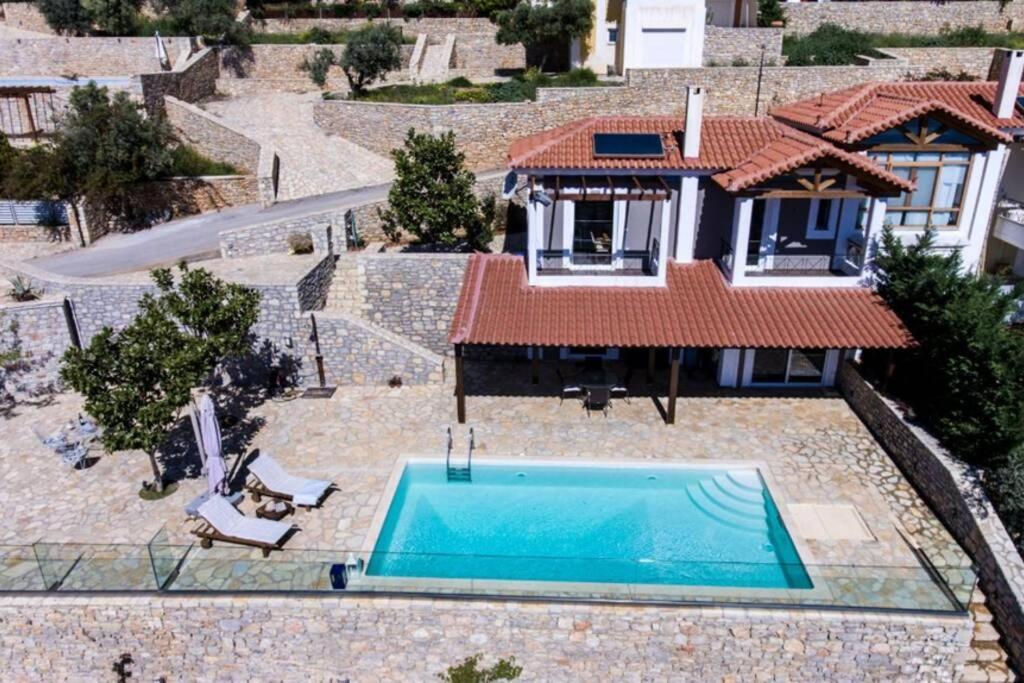 Apollo Romantic Sea View Villa Kivérion Eksteriør billede