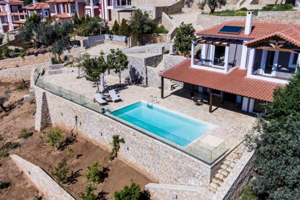 Apollo Romantic Sea View Villa Kivérion Eksteriør billede