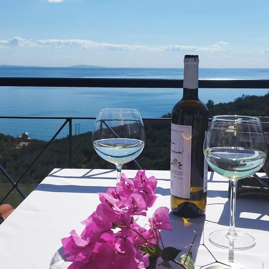 Apollo Romantic Sea View Villa Kivérion Eksteriør billede