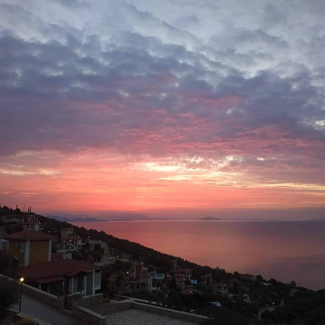 Apollo Romantic Sea View Villa Kivérion Eksteriør billede