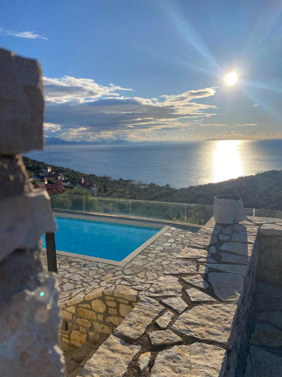 Apollo Romantic Sea View Villa Kivérion Eksteriør billede